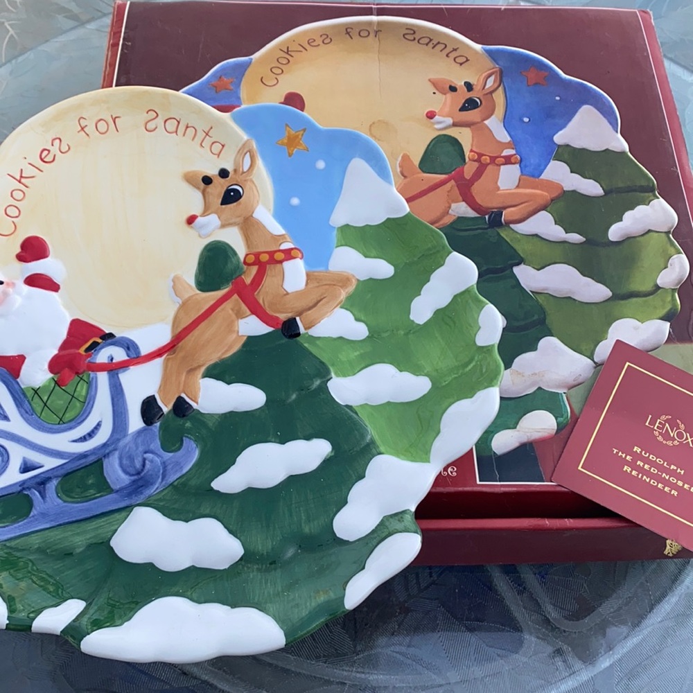 Lennox cookies for Santa plate